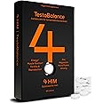 4 HIM TestoBalance - Testosterone Supplements for Men - 60 Vegan Tablets - with Zinc, Ginseng, Magnesium, Vitamin D, Fenugreek and Muira Puama - Muscle Function, Energy and Fertility