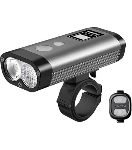 Ravemen ABM01 Support Phare Avant Pour Guidon - Compatible PR Et CR Series, Réglable 10°