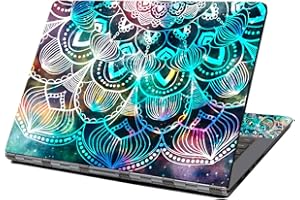 EYSCAR Newplenty Autocollant pour Ordinateur Portable 13" 13,3" 14" 15" 15,4" 15,6" Autocollant en Vinyle pour Ordinateur Portable (Mandala)