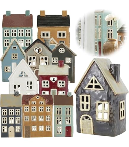 IB Laursen Huis f/theelicht Nyhavn dubbele deur zwart dak