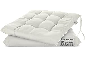 Decorative Chair Cushion / Garden Seat Pad with 9 Point Quilting in Various Designs