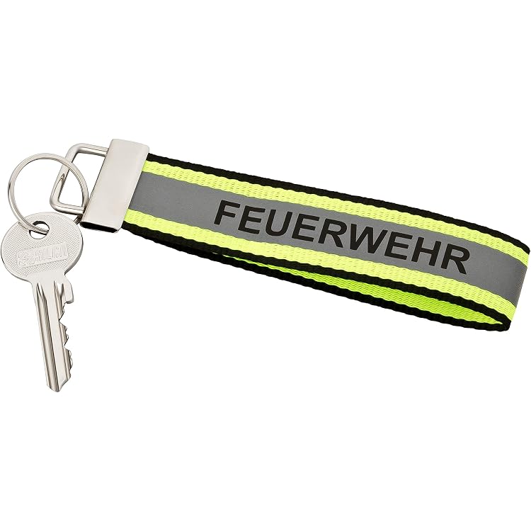 Roter Hahn 112 Feuerwehr Geldbörse/Schlauch GELB/Portemonnaie