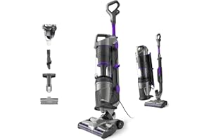Vax Air Lift 2 Pet Plus Upright Vacuum | VersaClean Technology | Lift Out Technology | Additional Tools - CDUP-PLXP, Grey/Purple