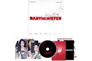 BABYMONSTER - 1st Mini Album [BABYMONS7TER] (Photobook Ver.) Big Photobook + Small Photobook + Folded Poster + Sticker + Postcard + Photocards + 4 Extra Photocards