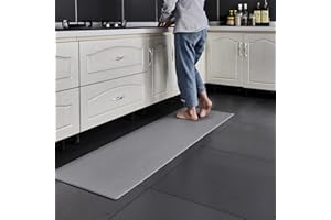 7VSTOHS Tappeto da Cucina, Tappeto da Cucina in PVC Anti-fatica, Impermeabile, Antiscivolo, Lavabile e Resistente All'olio per Cucina, Sala da Pranzo, Soggiorno, Ufficio