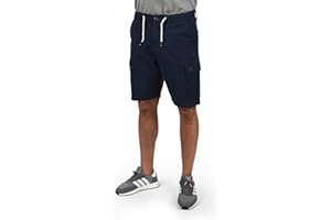 BLEND Siello Pantalón Cargo Bermudas Pantalones Cortos para Hombres Elástico