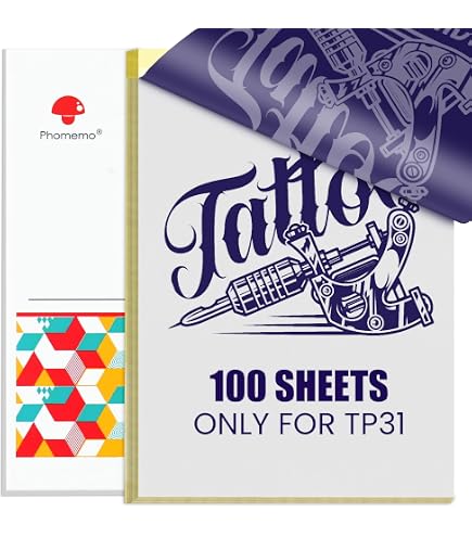 Carta Termica Per Stencil Tatuaggi Spirit Repro FX Classic – 15 Fogli Per Trasferimento Nitido E Preciso