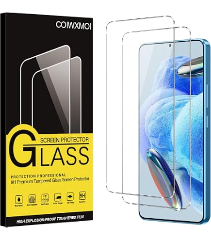Pellicola Vetro Temperato 9H Per Xiaomi 12 – Confezione Da 2 – Antiurto E Antigraffio