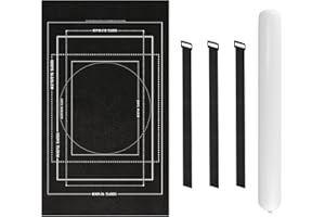 JYINELX 1 Pcs Jigsaw Roll Mat, for 1500 Piece Jigsaw Puzzle, Puzzle Boards Foldable, Great Gift for Kids and Adults (Black)