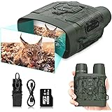 Cozion Nachtsichtgerät 4K, HD Infrarot Fernglas mit Nachtsicht Tragbar 4000mAh Wiederaufladbares Nachtsichtgerät Jagd 300m Re