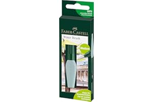 FABER-CASTELL 185105 - Pennello a serbatoio d'acqua medio, Art & Graphic, capacità 6 ml, pennello per acquerello