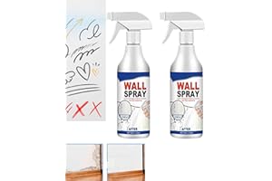 Pelinuar Vielseitige Wandreparaturfarbe, Wandsprühfarbe, Wasserbasis, weiße Peeling, deckt Fleckversiegelung Deckenfarbe, Fleckenentferner für Wand, Decke, Wand, Risse Reparatur (2 Stück)