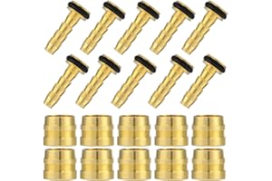 TSATHOGGUA 10 Set Conector de Olivas y Barbas - Componente de Manguera de Freno Hidráulico - Olive and Barb Insert