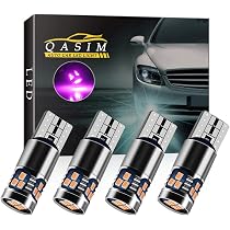 4 Ampoules LED T10 W5W Canbus Sans Erreur - Blanc 6500K - 9-60V - Pour Plaque D'immatriculation, Dome, Coffre