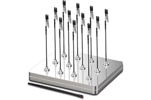 SIBLAIES Dritte Hand Löten, 12 x Löthilfe mit Krokodilklemmen und Magnetischem Sockel, Enthält 1 Bürste, Rutschfestem Design und Flexibler, Ideal für Löthilfe, Platinenhalter und Modellbau Zubehör (Mittel)