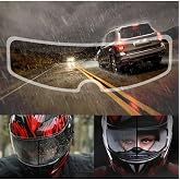 Busstier Motorcycle Helmet Anti-Fog Film For Fog and Rain, Transparent and Waterproof, Easy Application, Helmet Shield Protector