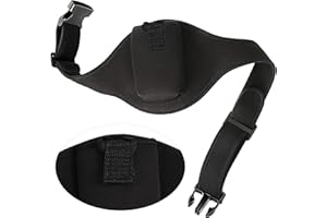 Weewooday Mic Belt for Fitness Instructor Microphone Belt Holder Waistband Bag Case for Theatre, Speaker