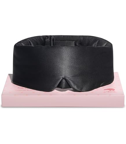 Masque De Nuit En Soie 25 Momme Secrets De Beauté - Cache-yeux Sommeil, Anti-cernes, Hypoallergénique (Blanc)