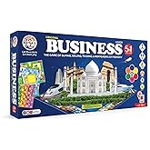 Ratna's Business Junior Coins 5 in 1 Board Game Set of Business, Snake and Ladders, Ludo, Car Rally, and Cricket Games, 2-4 Players, Perfect for Kids 