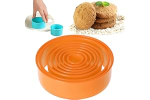 Crethink 13CM Emporte Piece Rond, 8 Pièces Emporte Pièce Patisserie Cuisine Cercle Emporte-PièCes Scone Cutter Pour PâTisserie Beignet Fondant Cuisson Bricolage GâTeau(13/12/10/8/7/6/4/2cm)