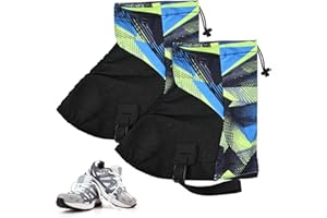 Luxvara Ghette Trail Running – Ghette Basse Protettive, Ideali per Trekking, Alpinismo, Jogging – Ghette Basse Luminose e alla Caviglia, Universale per Taglie 36-45