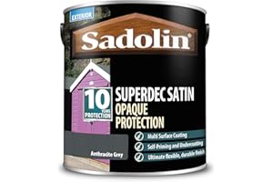 Sadolin Superdec Opaque Wood Protection 2.5 litre - Anthracite Grey