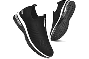 LITTLEPLUM Femme Basket Mode Respirantes Slip on pour Sneakers Femmes Sports en Salle Sneakers