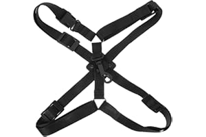 ROSENICE Adjustable Saxophone Strap for Alt/Tenor/Baritone, Robust and Comfortable Shoulder Strap Design for Men and Women, Black