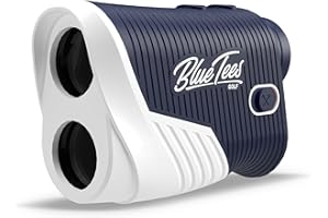 Blue Tees Golf - 2 Pro + Series - Télémètre Laser de Golf avec Une portée de 730 mètres - Mesure de la Pente - Verrouillage du Drapeau avec Vibration à Impulsion - Grossissement 6X - Bleu