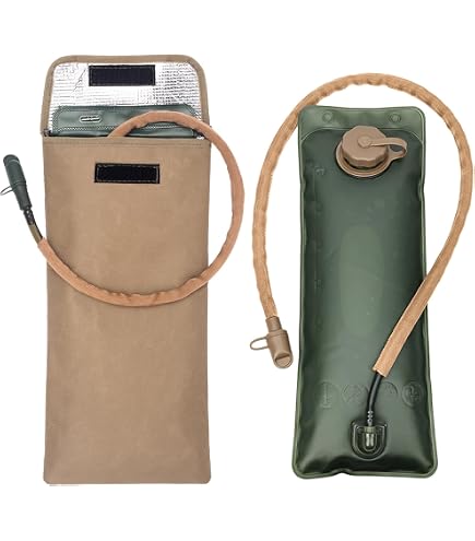 Housse Isotherme Pour Poche à Eau 2L-3L - Sac Isolant En Tissu Oxford 600D, Garde Les Boissons Froides Ou Chaudes - 6