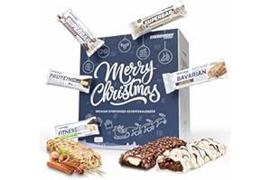 ‎ENERGYBODY Energybody Protein Riegel Adventskalender 2025 / Weihnachtskalender mit 26 leckeren Protein- & Ausdauerriegeln/Fitness Adventskalender als Geschenkidee für Sportler