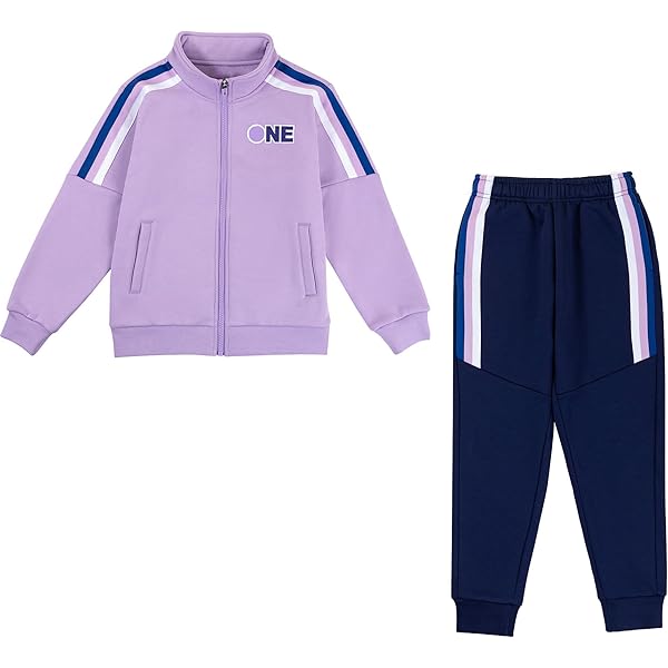 Mädchen Trainingsanzug Leoprint - Jogginganzug 2-teilig