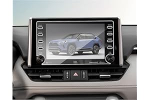 BIBIBO Protector de pantalla de cristal templado compatible con Toyota RAV4 2019-2022, GPS Navegador Pantalla Película Protectora 8 Pulgadas Dureza Antiarañazos 9H Scratch Resistant