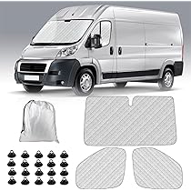 Sonnenschutz Wohnmobil Frontscheibe Sepzlly Frontscheibenabdeckung Für Fiat Ducato - Thermomatte Für Wohnmobil & Camper 2006-2025 Frontscheibenabdeckung Ducato