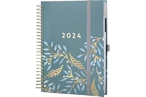 (en anglais) Boxclever Press ‘Life Book’ A5 Agenda 2023 2024. Agenda scolaire 2024 2024 de mi-août 23 à déc 24. Agenda 2023 2024 semainier avec listes. Agenda A5 pour les horaires chargés. (Feuille)