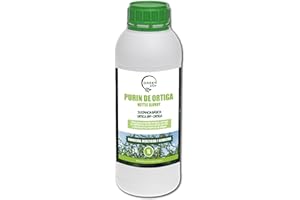 GREEN GOF GREENGOF Purin de Ortiga, 1L. Insecticida, Fungicida, Acaricida para el Control de Hongos y para Corregir la clorosis férrica. Orgánico y 100% Natural. Curativo y Preventivo.