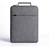 OzzyCase Macbook Air İle Uyumlu 15" M4 Gri Unisex Şık Ve Koruyucu Laptop &Ccedil;antası,Gri