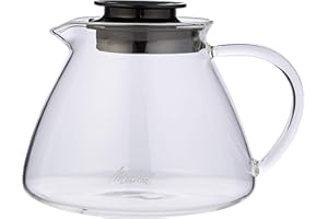 Melitta Pour Over Jarra, 0.7 Litros, Cristal, Transparente