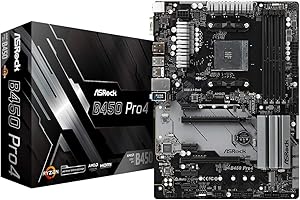 ASRock ATX Motherboard (B450 PRO4)