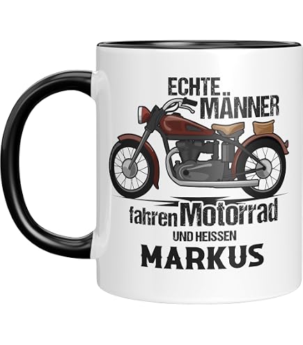 Motorradfahrer Tasse Mit Spruch – Lustiges Geschenk Für Biker, Spülmaschinenfest