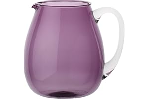 ROSE & TULIPANI MILANO Rose & Tulipani - Brocca Colorlife in acrilico colorato da 2,5 litri, elegante e resistente, colore Viola