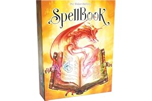 Asmodee Space Cowboys SpellBook – gry towarzyskie – gry strategiczne – gry dla dorosłych i dzieci od 12 lat – od 1 do 4 graczy – wersja francuska