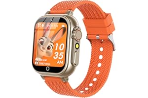 clleylise Smartwatch Bambini 3-12 Anni con 32 Giochi Educativi, Fotocamera HD, Monitoraggio Salute (Contapassi/Calorie), Musica, Torcia e Scheda SD – Orologio Intelligente Sicuro per Bambini