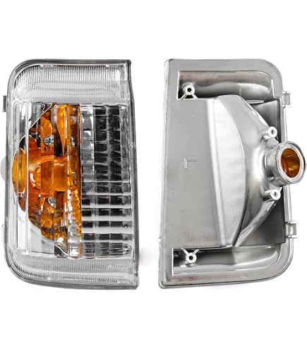 Set 2 Freccia Indicatore Specchio Destra E Sinistra Arancione Per Fiat Ducato 2006