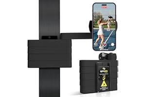 GD GIMADD EXPERIENCE THE ATTRACTION Gimadd Soporte Movil para Padel, Gym, Crossfit, Calistenia, Base con Iman de Neodimio, Diseño Unico de Tripode para movil Compatible con iPhone 16/15/14/13/12/Pro MAX,Samsung,Xiaomi,etc.