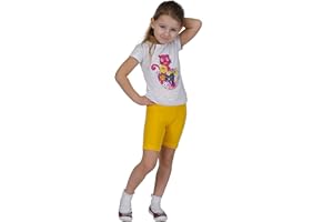 JANDAZ Girls Cotton Cropped or Shorts Leggings Sizes 3 Years- 12 Years