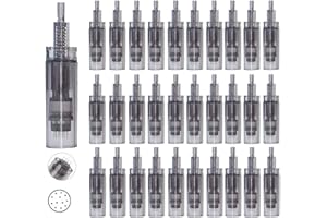 LAZZYBEAUTY 30 Cartucce di Ricambio per Aghi a 12 Pin per la Penna per Microneedling Dr.pen Modello A7, Parti di Ricambio Originali Monouso per Cartucce per Microneedling Accessori per la Cura della Pelle