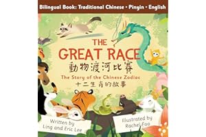 The Great Race: Story of the Chinese Zodiac (Traditional Chinese, English, Pinyin)