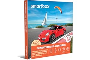 Smartbox - Coffret cadeau Sensations et Aventures - Idée cadeau originale - Une expérience à sensations pour 1 ou 2 personnes