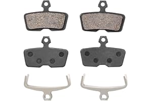 AURIVEE Pastillas Freno Bicicleta Disco 2 Pares, Compatibles con SRAM Avid Code R/RS/RSC, Guide RE, G2 RE, DB8, Motive, Semi-Metálicas/Cerámica/Sinterizadas